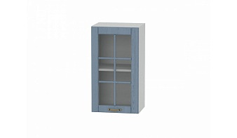 Распродажа - Шкаф верхний 1 дверь со стеклом Палермо BMS