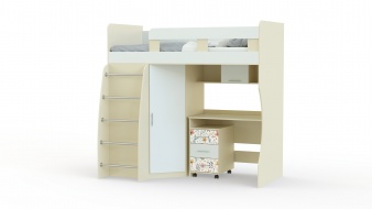 Детская кровать с шкафом Лео BMS для мальчика