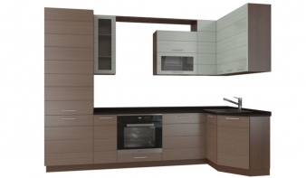Кухня Loft №3 BMS коричневого цвета