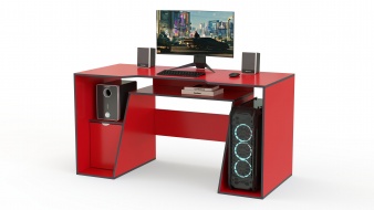Игровой стол Диего-9 BMS красного цвета