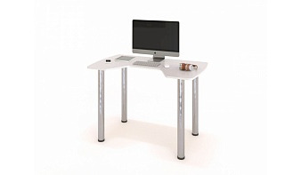 Компьютерный стол Домина СКЛ 2 BMS белого цвета