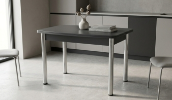 Кухонный стол Лион СТ Мини черного цвета BMS