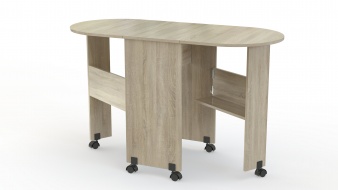 Овальный стол на кухню раскладной Глория 601 BMS