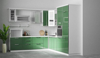 Кухня Марьяна 2 BMS зеленого цвета