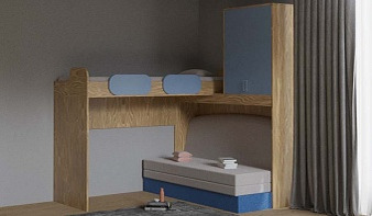 Кровать с диваном Гамма 5 BMS по индивидуальным размерам