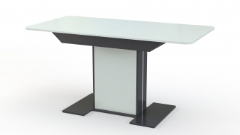 Раздвижной черно-белый кухонный стол Танго ПР BMS
