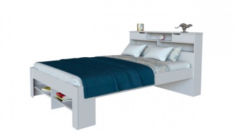Двуспальная кровать с полками Лея 20