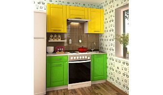 Кухня Лимон-трава BMS зеленого цвета