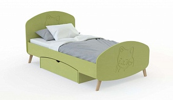 Зеленая Кровать Банни 13 BMS