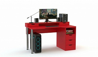 Игровой стол Ромео-8 BMS красного цвета