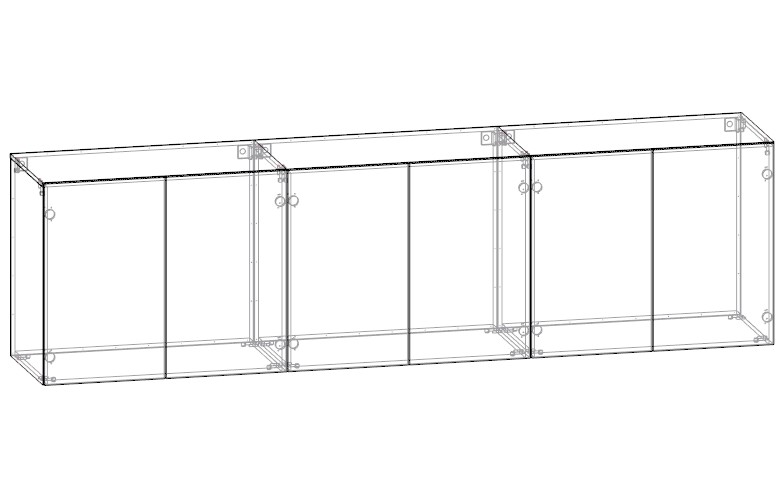 Антресоль Остин Нео 4 BMS (2700х745х500)