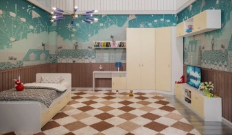 Детская комната Грейс 5 BMS по индивидуальным размерам