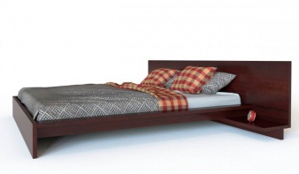 Двуспальная кровать с полками Солл 35