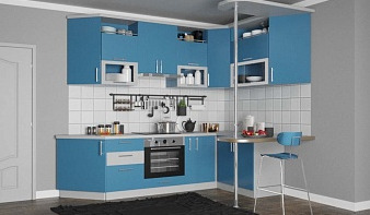 Кухня Ирина 21 BMS в синих тонах