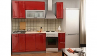 Кухня Мечта 2 BMS красного цвета