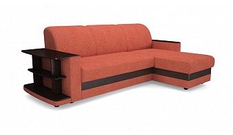 Угловой диван Виза 08 трапеция с барным столиком BMS из ткани
