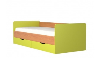 Кровать цветная BMS 90x190