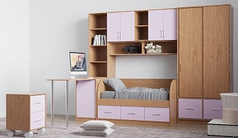 Детская мебель Маркиза 1 BMS розовая