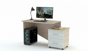 Светлый Компьютерный стол Snite Line Design BMS