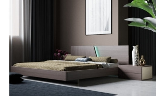 Кровать с подсветкой Хайтек BMS 160х200 см