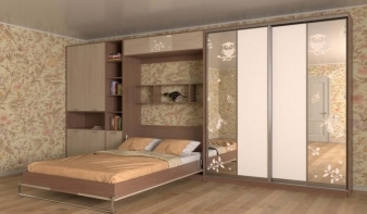 Двуспальная Шкаф-кровать трансформер Милан BMS