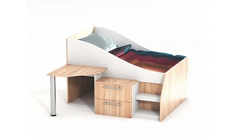 Кровать чердак Скаут 8 BMS со столом