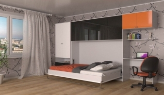 Двуспальная Шкаф-кровать трансформер Фанки BMS