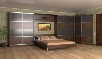 Двуспальная Шкаф-кровать трансформер Санта-Моника BMS