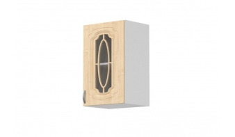 Распродажа - Шкаф верхний с 1-ой остекленной дверцей Настя BMS