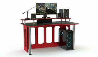 Игровой стол Стар-5 BMS красного цвета