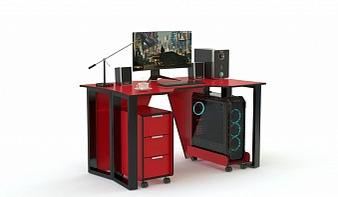 Игровой стол Орфей 6 BMS красного цвета