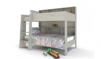 Кровать-чердак детская двухъярусная Тимофей с рабочей зоной