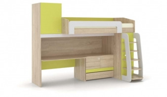 Детская кровать-чердак Киви К7 BMS со столом