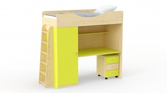 Детская кровать-чердак Миф 9.2 BMS со шкафом