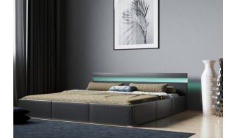 Кровать с подсветкой Лара BMS 160х200 см