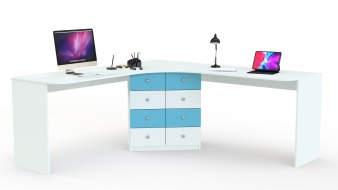 Письменный стол для двоих Нико 83 BMS по индивидуальному размеру