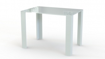 Кухонный стол Montego белого цвета BMS