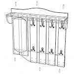 Чертеж Вешалка Мармелад 4 BMS