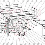 Схема сборки Кровать-чердак Лилия 4 BMS