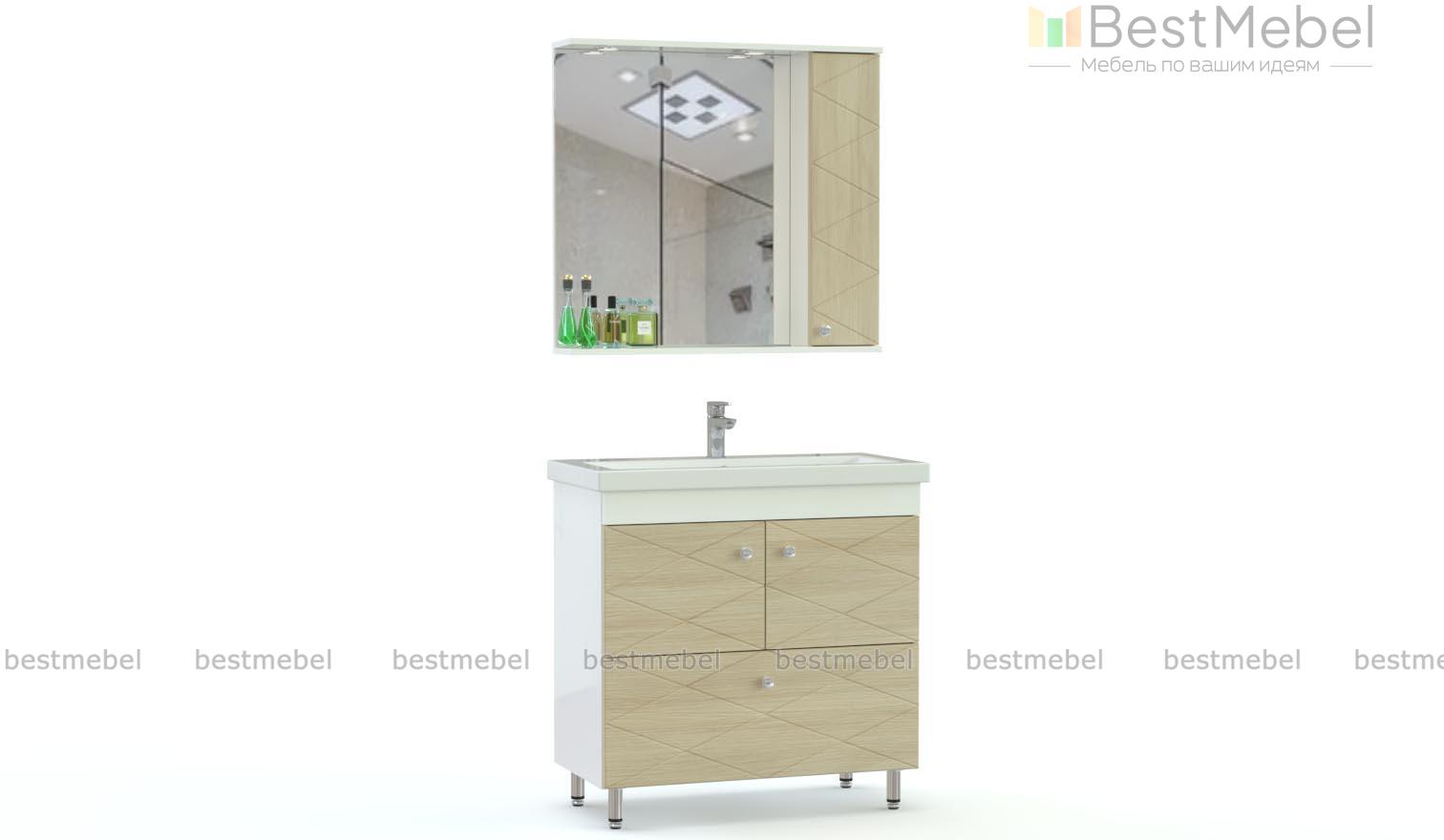 Комплект для ванной комнаты Фрезия 4 BMS - Фото