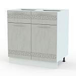 Тумба напольная 2 ящика и двери Греция BMS - Фото 6