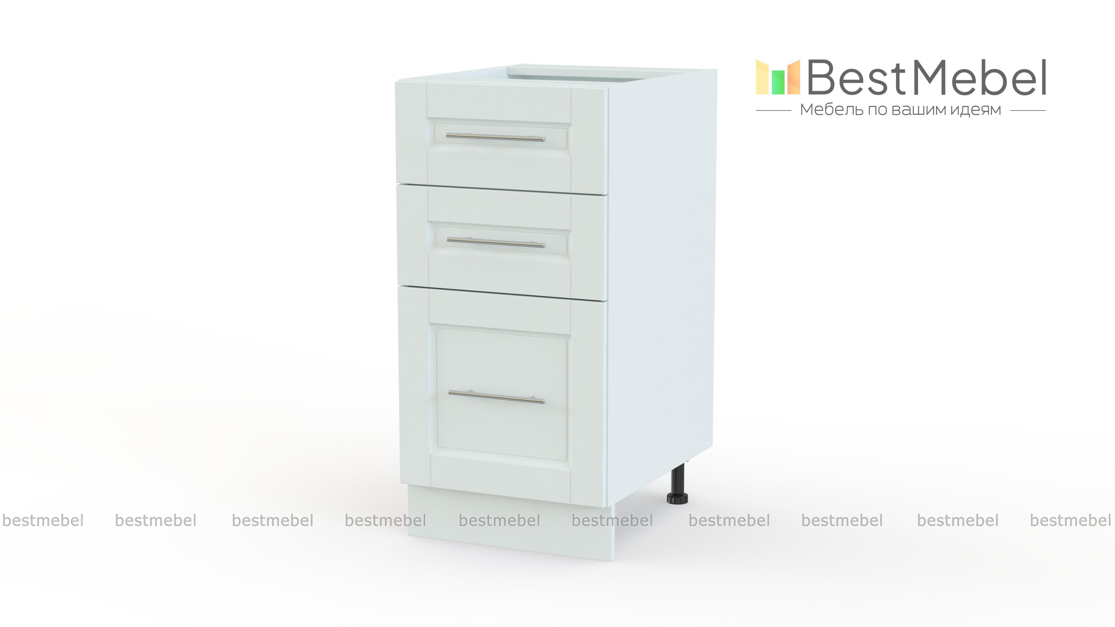 Шкаф нижний с 3-мя ящиками Сканди BMS - Фото