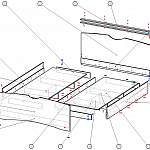 Схема сборки Кровать Милена 7 BMS