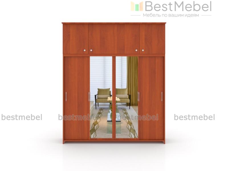 Шкаф купе с антресолью Шарм 11 BMS - Фото