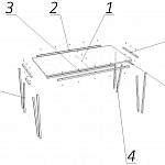 Схема сборки Кухонный стол Пикс 4 BMS