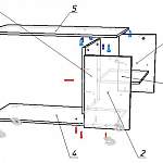 Схема сборки Стол подкатной Александрия 625.150 BMS
