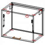 Схема сборки Шкаф- газовка Трапеза BMS