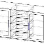 Чертеж Комод Азарт 2.4 BMS