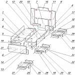 Схема сборки Кровать с 3 ящиками Кассиопея 18 BMS