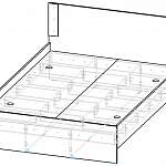 Чертеж Кровать Венеция 3 BMS